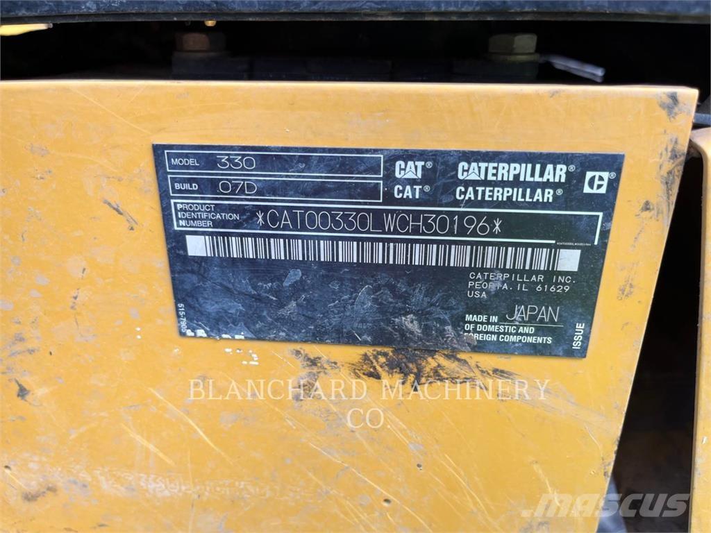 CAT 330 Koparki gąsienicowe