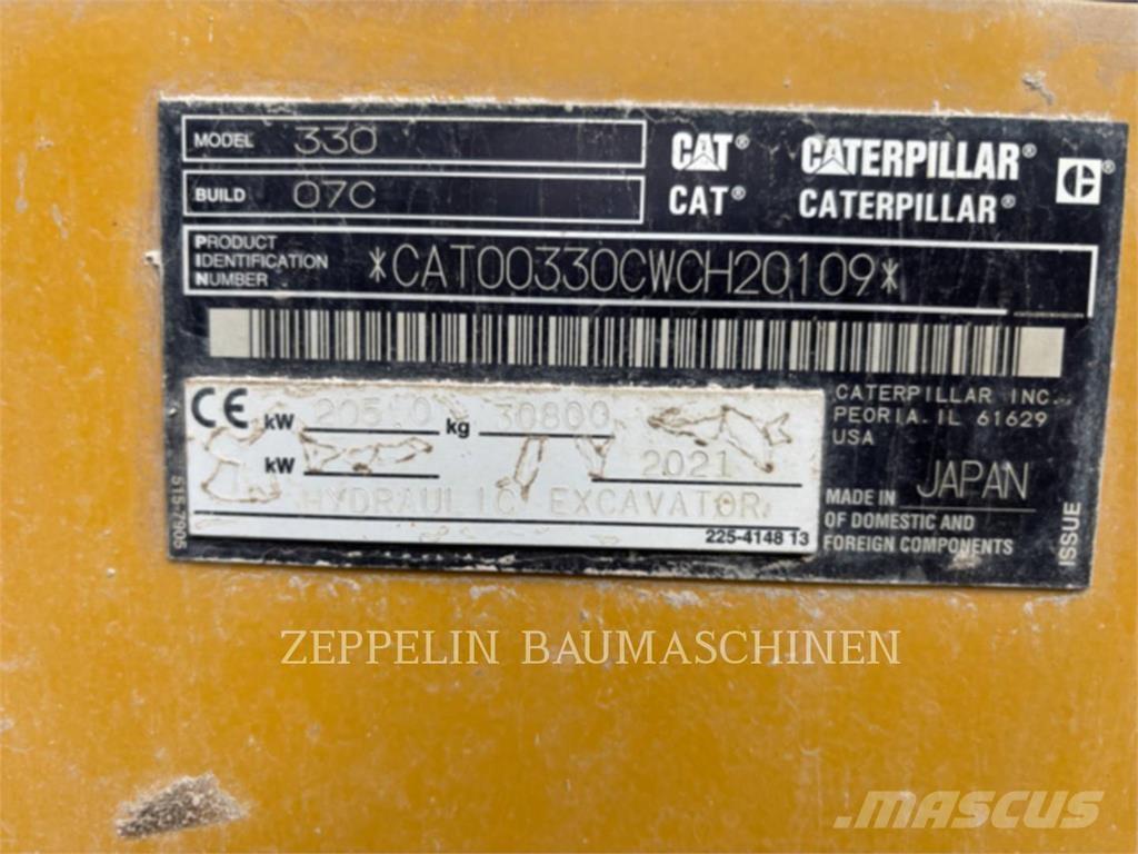 CAT 330-07 Koparki gąsienicowe