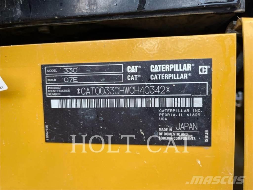 CAT 330 TC Koparki gąsienicowe