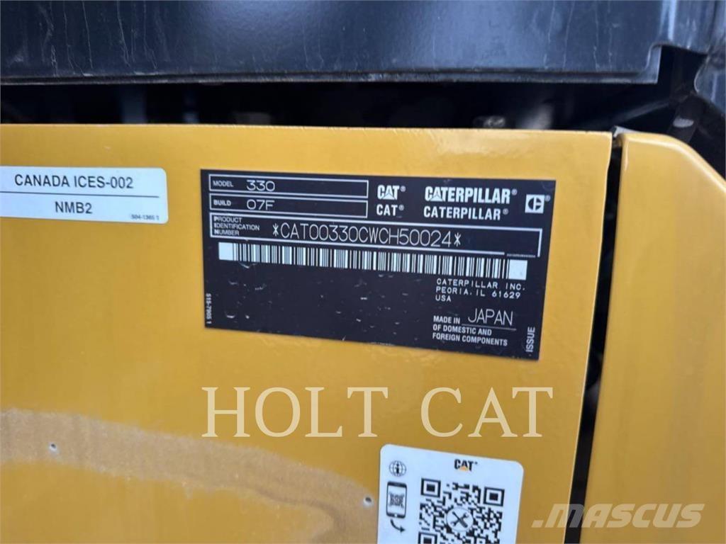 CAT 330 TC Koparki gąsienicowe
