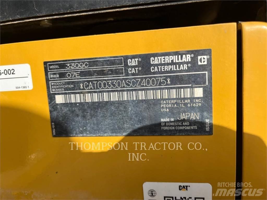 CAT 330GC Koparki gąsienicowe