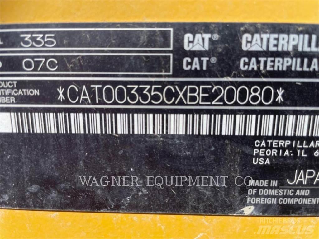 CAT 335 Koparki gąsienicowe