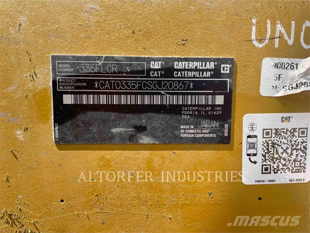 CAT 335F LCR Koparki gąsienicowe