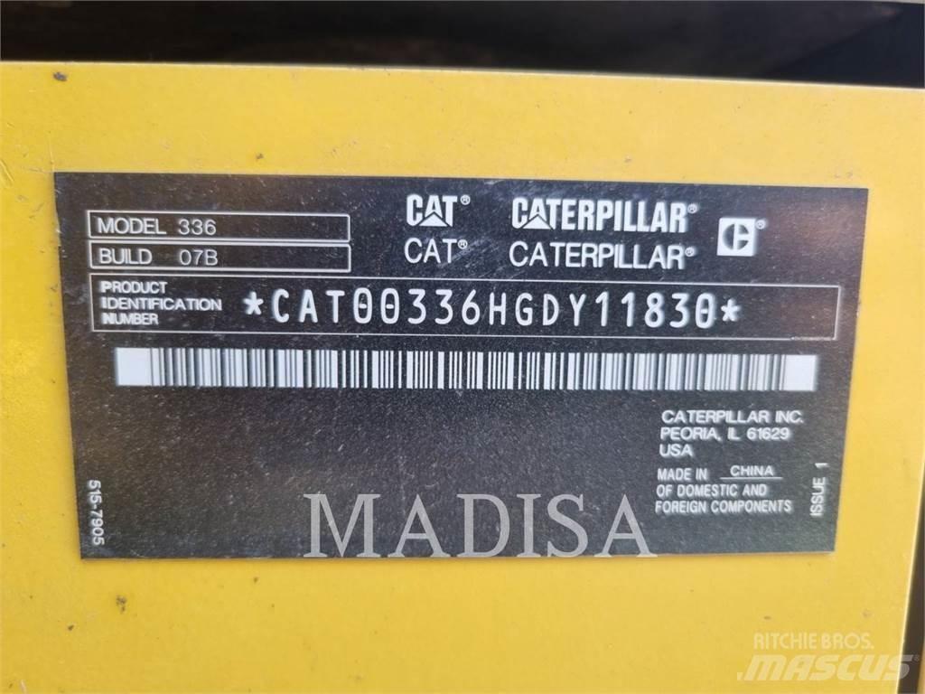 CAT 336 Koparki gąsienicowe