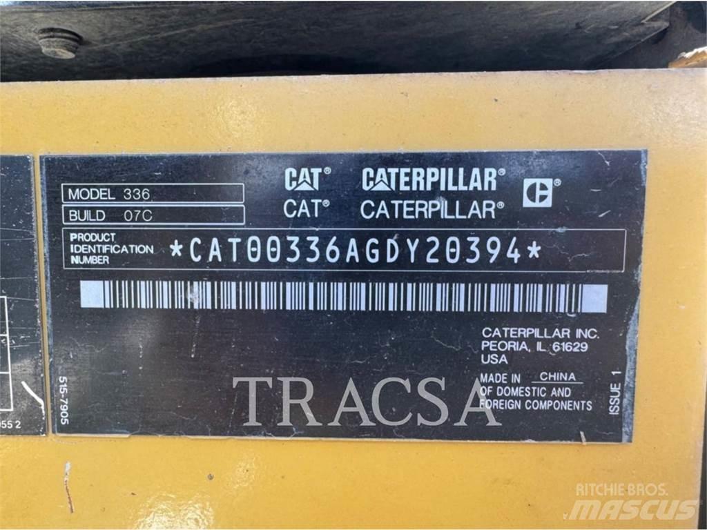 CAT 336 Koparki gąsienicowe