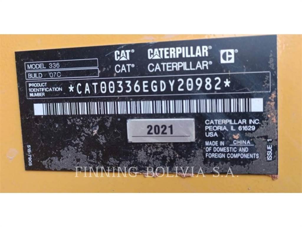 CAT 336-07 Koparki gąsienicowe