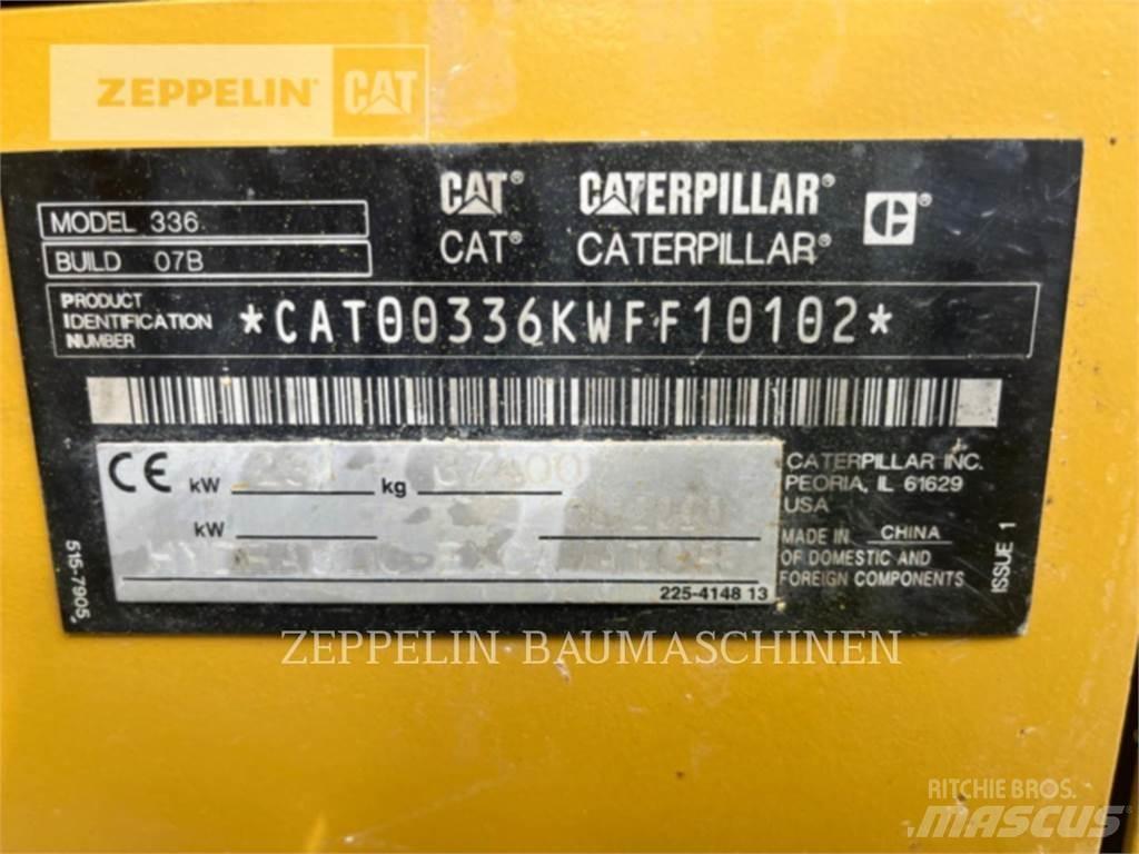 CAT 336-07B Koparki gąsienicowe