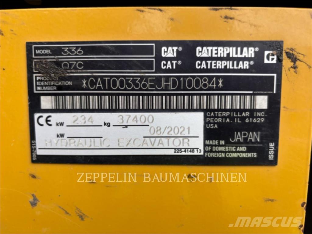 CAT 336-07C Koparki gąsienicowe
