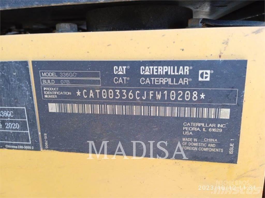 CAT 336 GC Koparki gąsienicowe