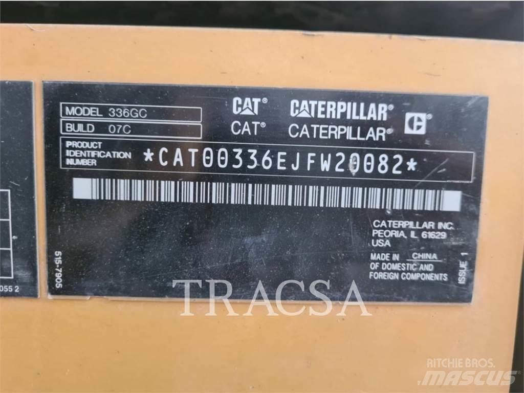 CAT 336 GC Koparki gąsienicowe