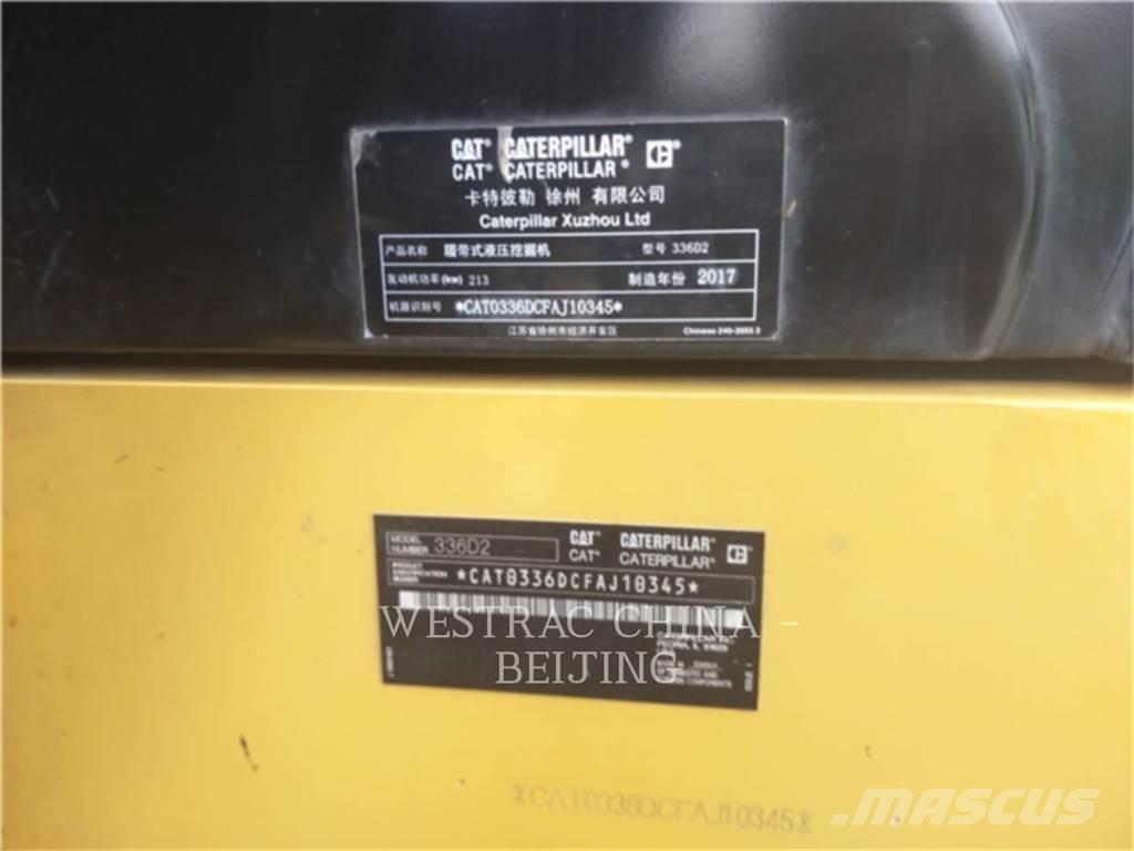 CAT 336D2 Koparki gąsienicowe