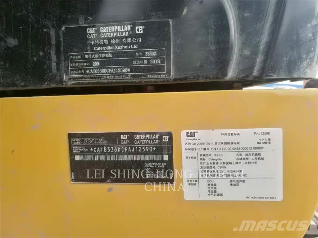 CAT 336D2 Koparki gąsienicowe