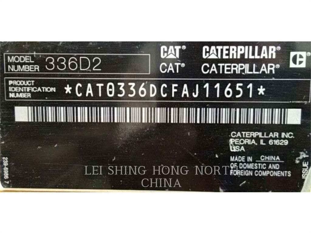 CAT 336D2 Koparki gąsienicowe