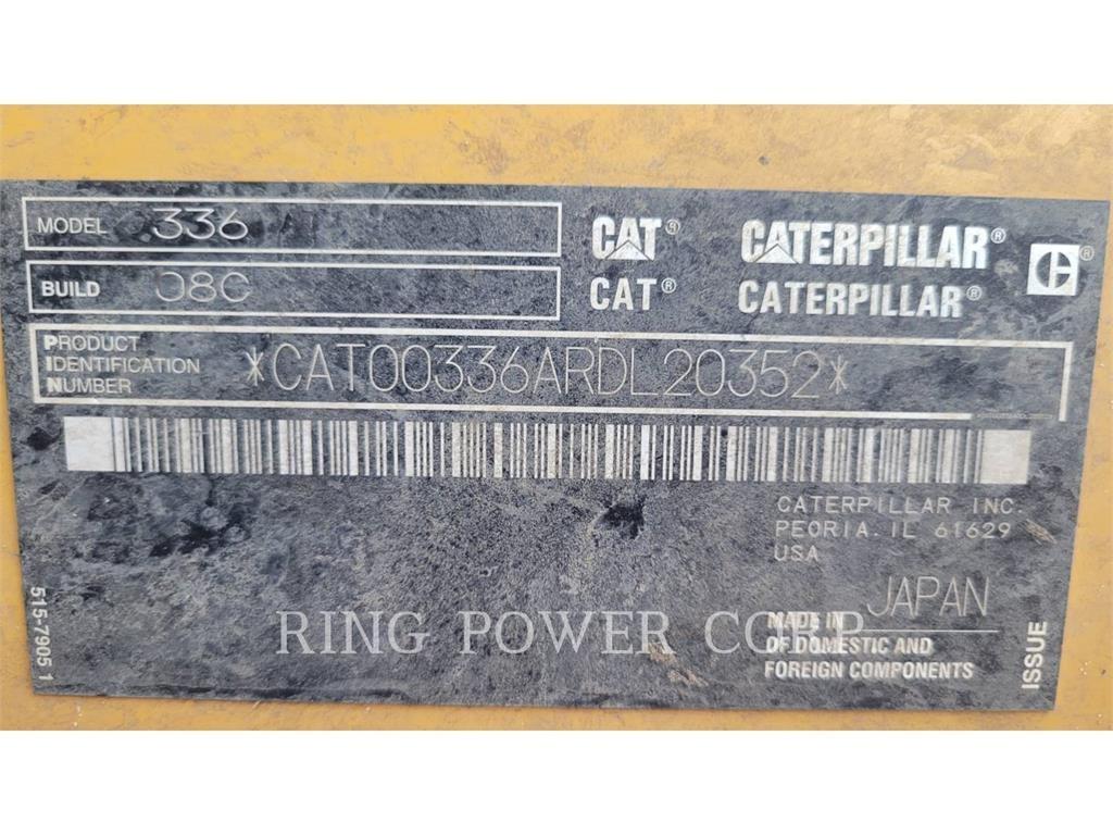 CAT 336HYDTHUM Koparki gąsienicowe