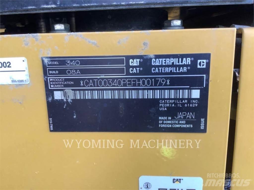 CAT 340 Koparki gąsienicowe