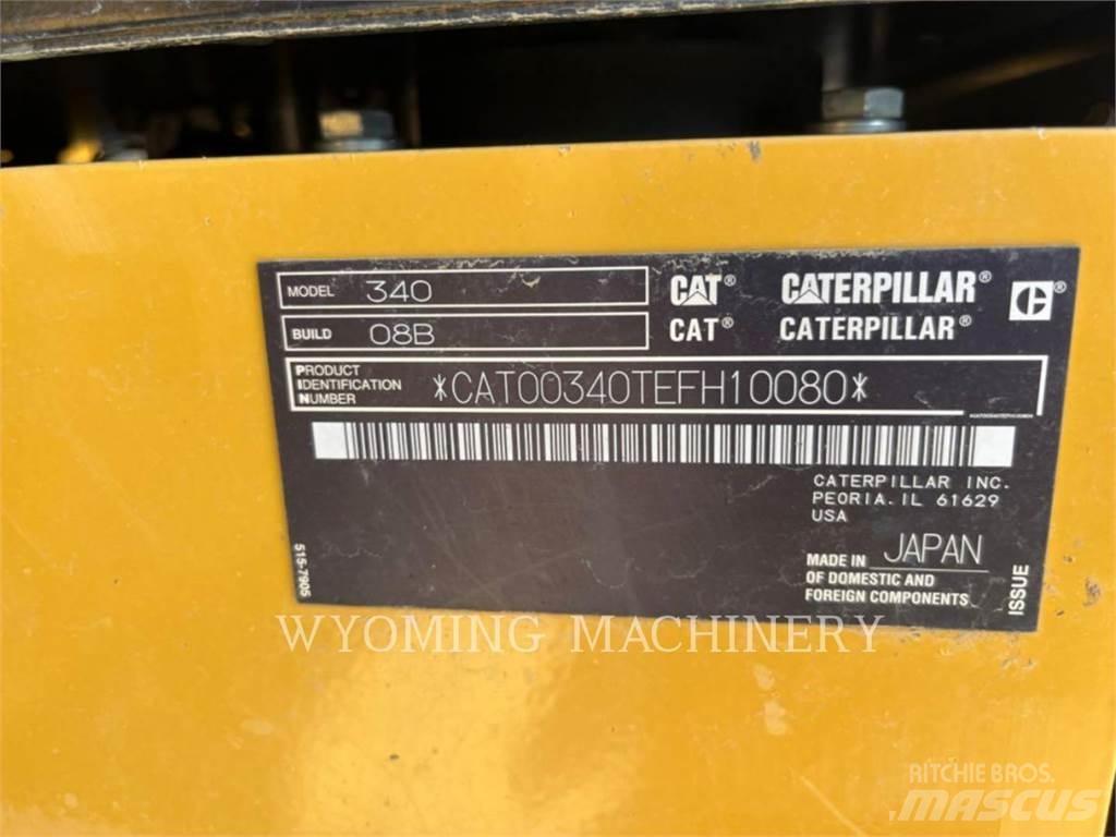 CAT 340 Koparki gąsienicowe