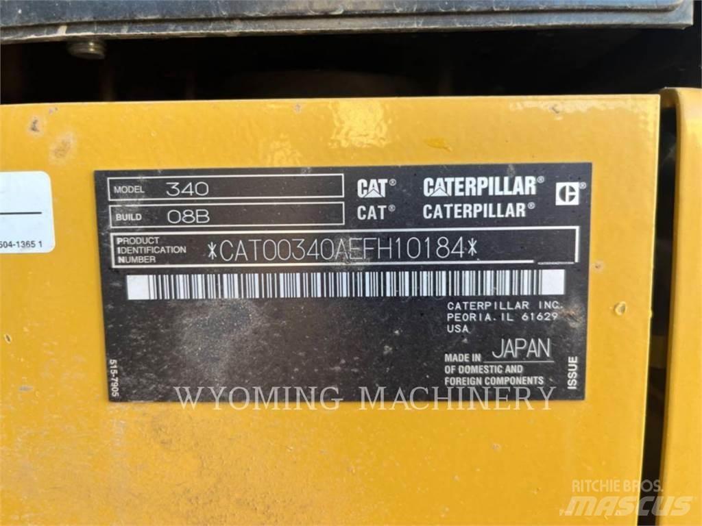 CAT 340 Koparki gąsienicowe