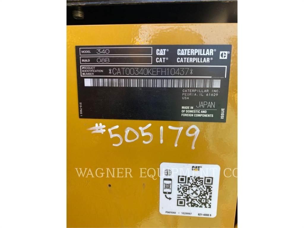 CAT 340 Koparki gąsienicowe