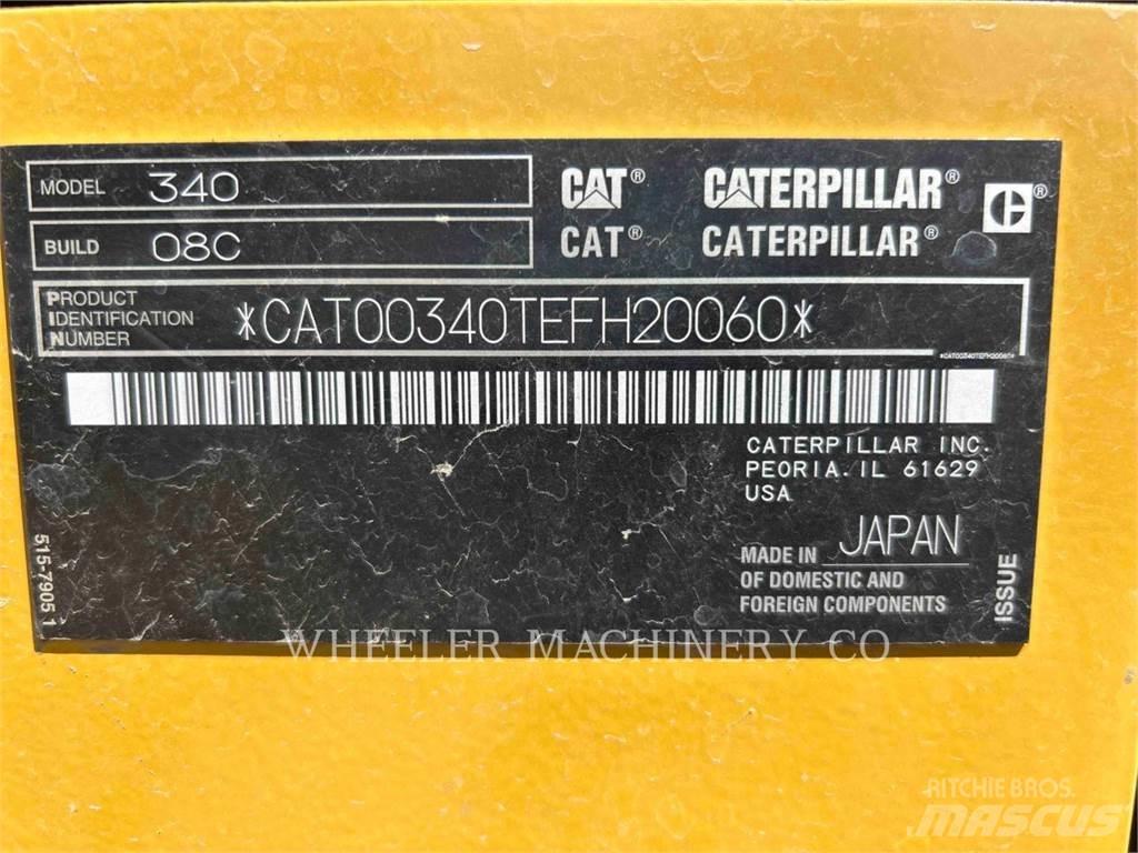 CAT 340 Koparki gąsienicowe