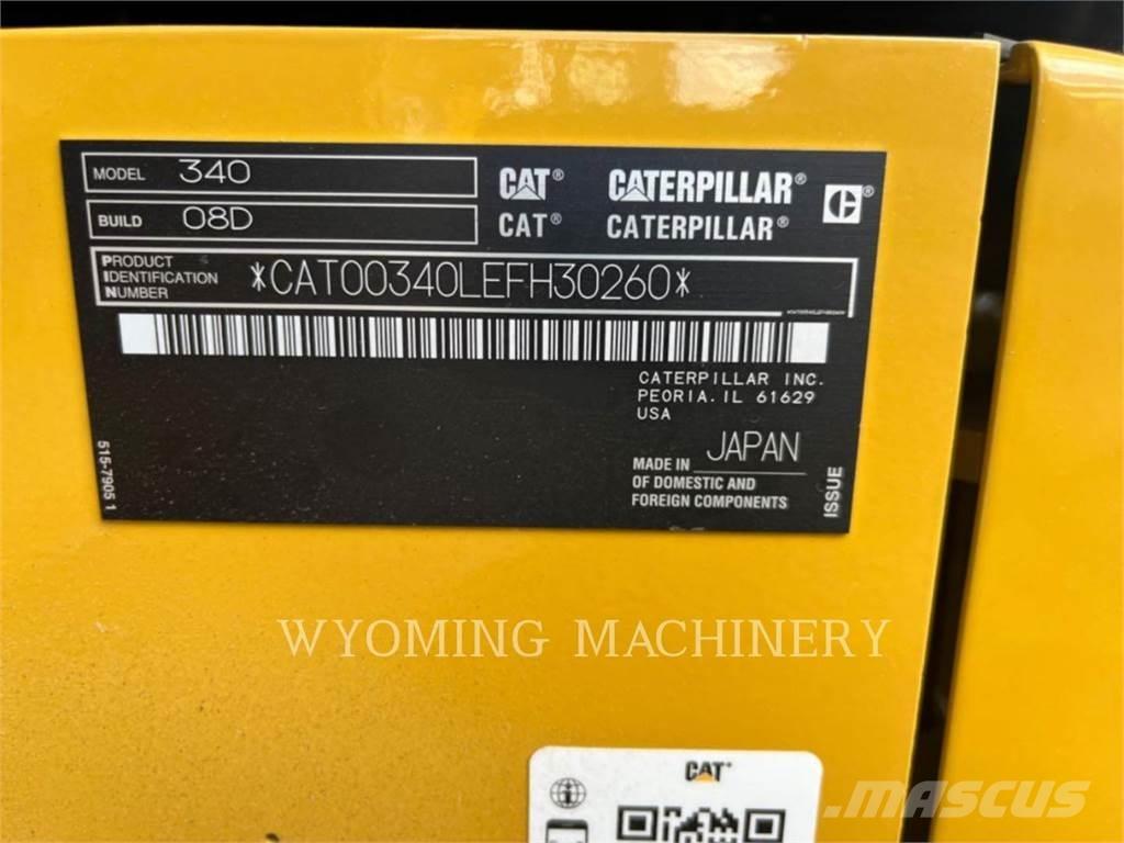 CAT 340 Koparki gąsienicowe