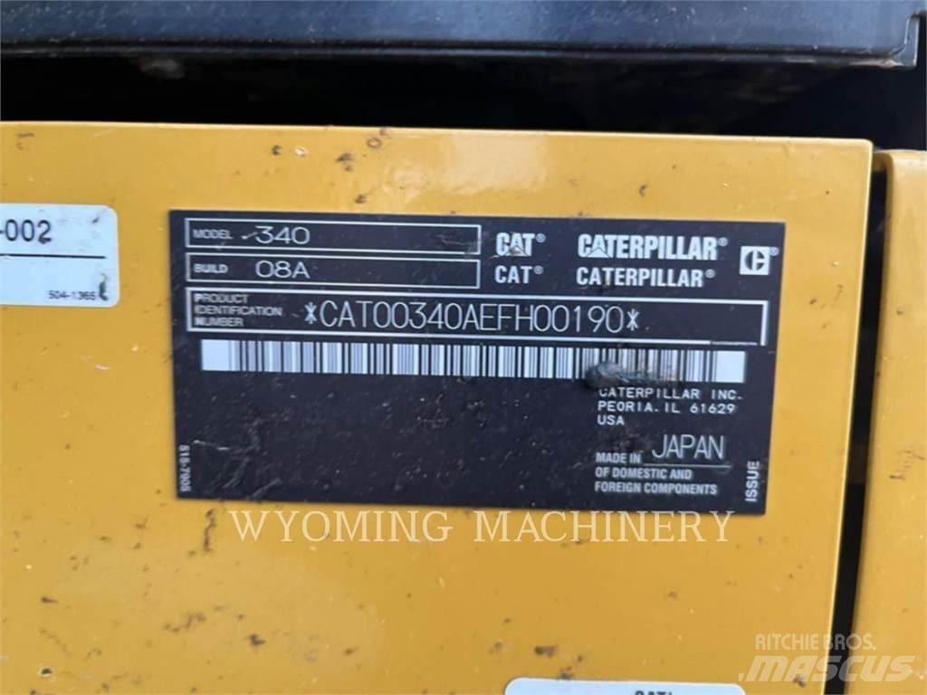 CAT 340 Koparki gąsienicowe