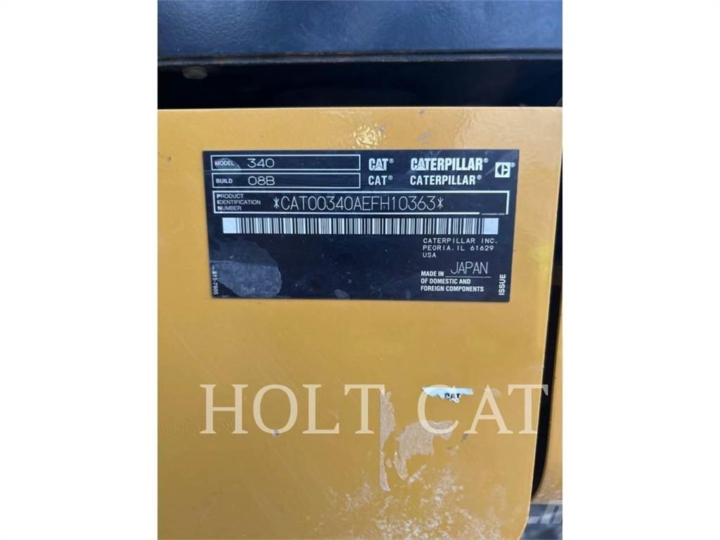 CAT 340 10 TC Koparki gąsienicowe