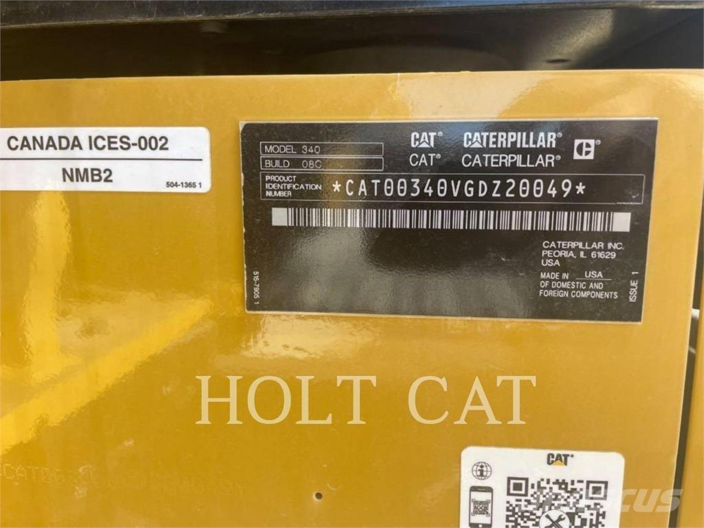 CAT 340 10 TC Koparki gąsienicowe
