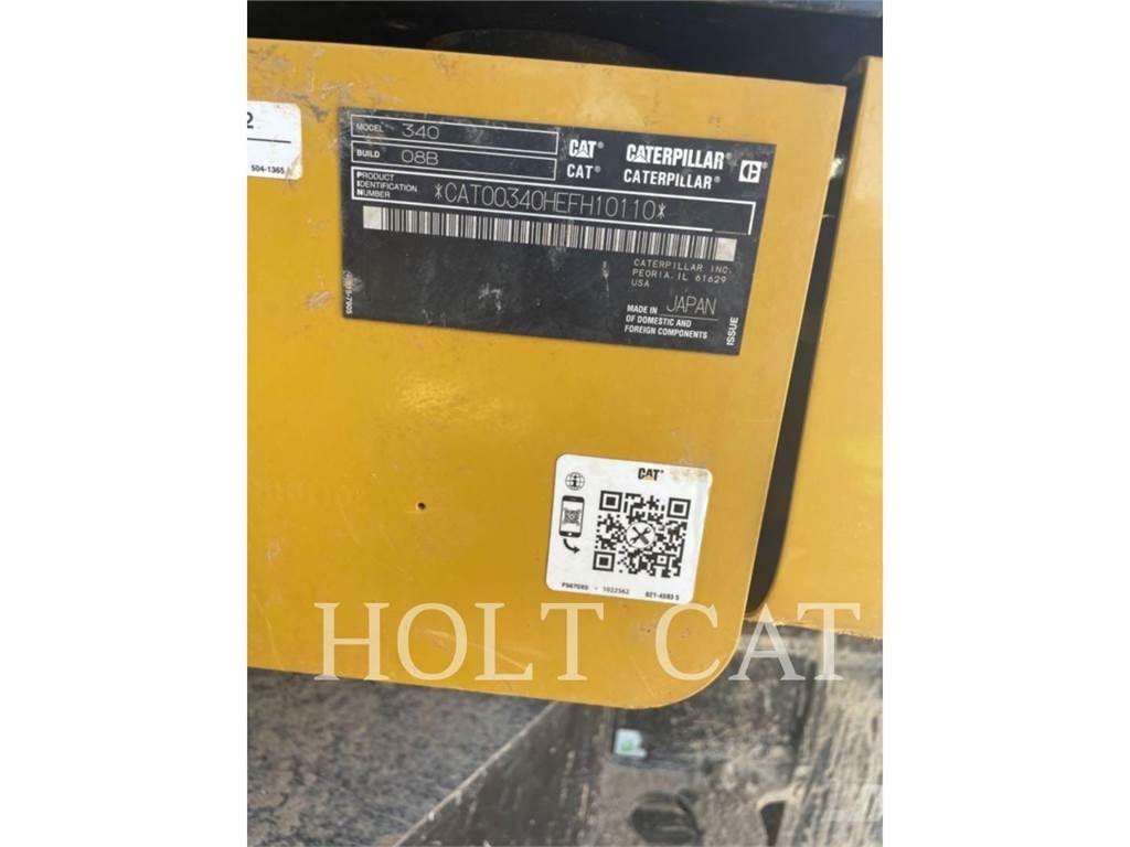 CAT 340 12 TC Koparki gąsienicowe