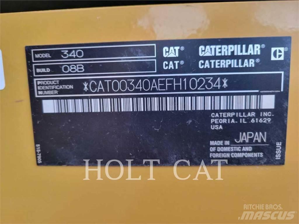 CAT 340 12 TC Koparki gąsienicowe