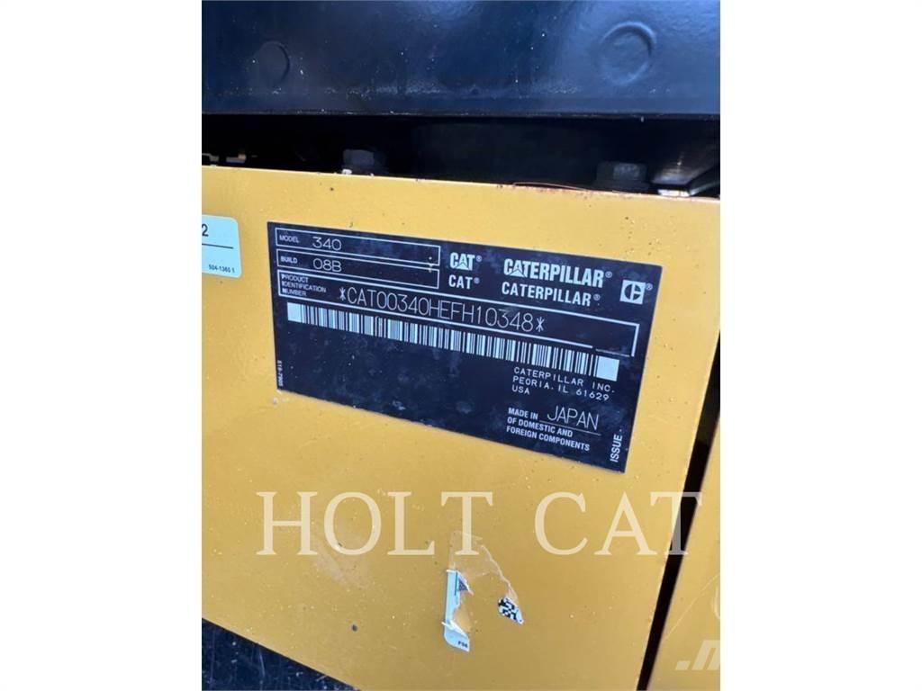 CAT 340 12 TC Koparki gąsienicowe