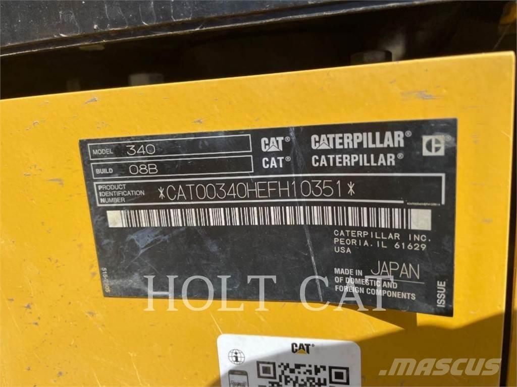 CAT 340 12 TC Koparki gąsienicowe