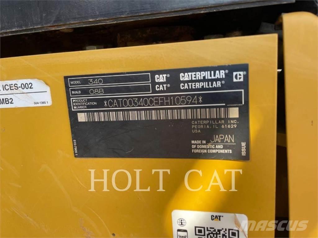CAT 340 12 TC Koparki gąsienicowe