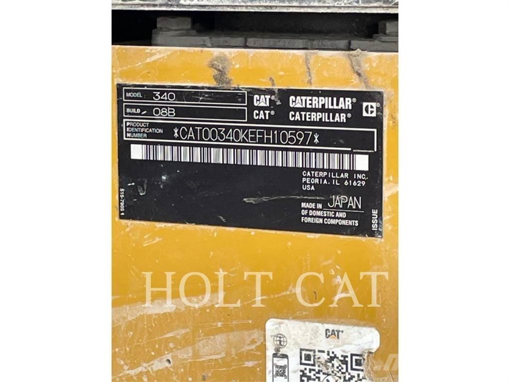 CAT 340 12 TC Koparki gąsienicowe