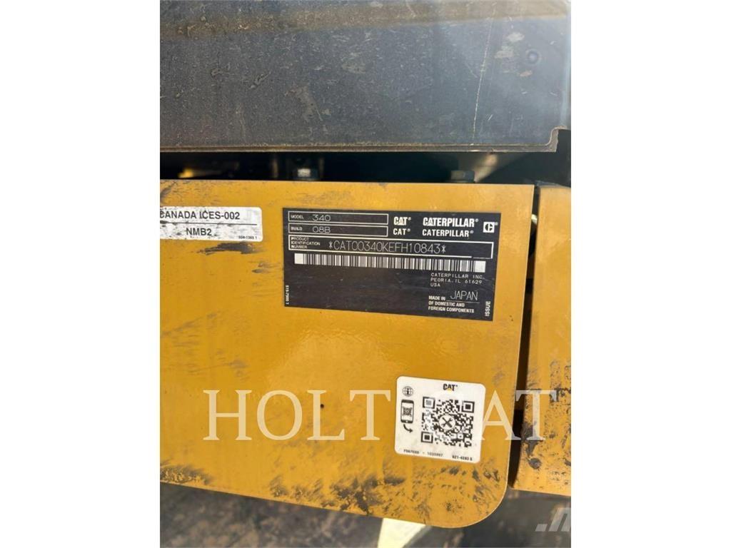 CAT 340 12 TC Koparki gąsienicowe
