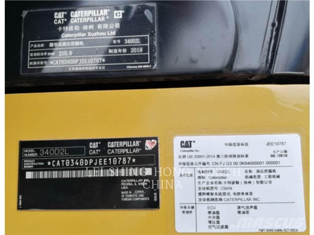 CAT 340D2L Koparki gąsienicowe