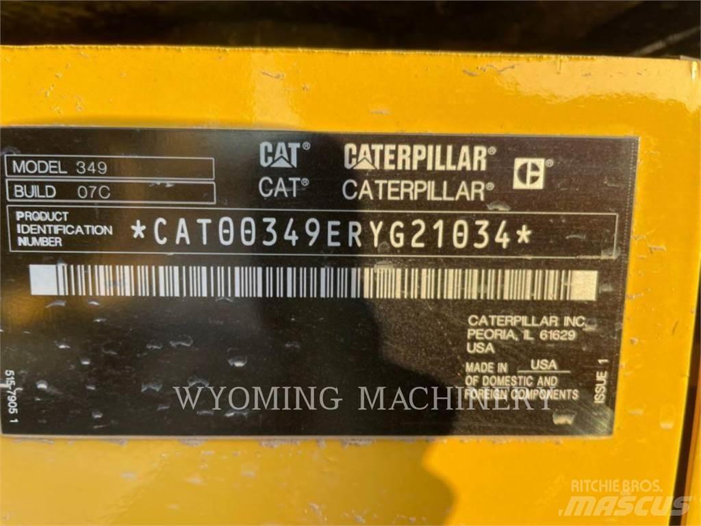 CAT 349 Koparki gąsienicowe