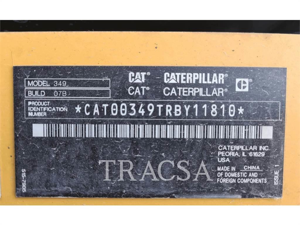 CAT 349 Koparki gąsienicowe