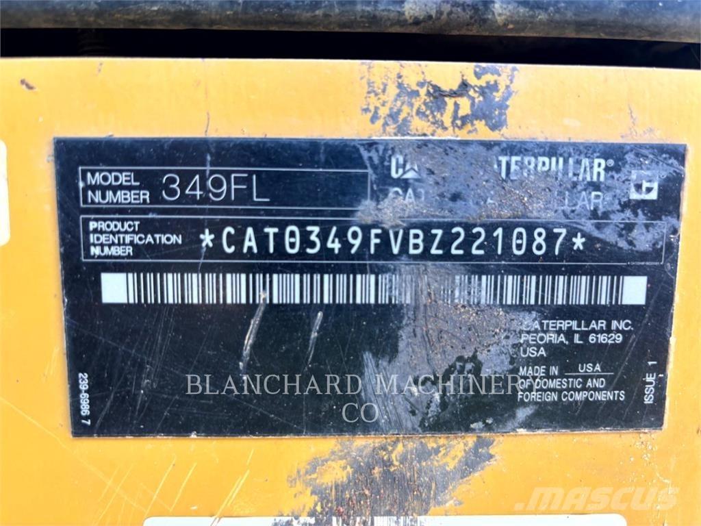 CAT 349F Koparki gąsienicowe