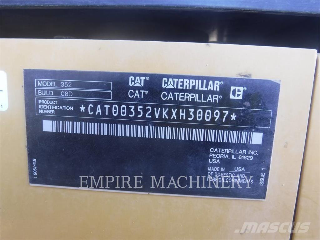 CAT 35208FG Koparki gąsienicowe