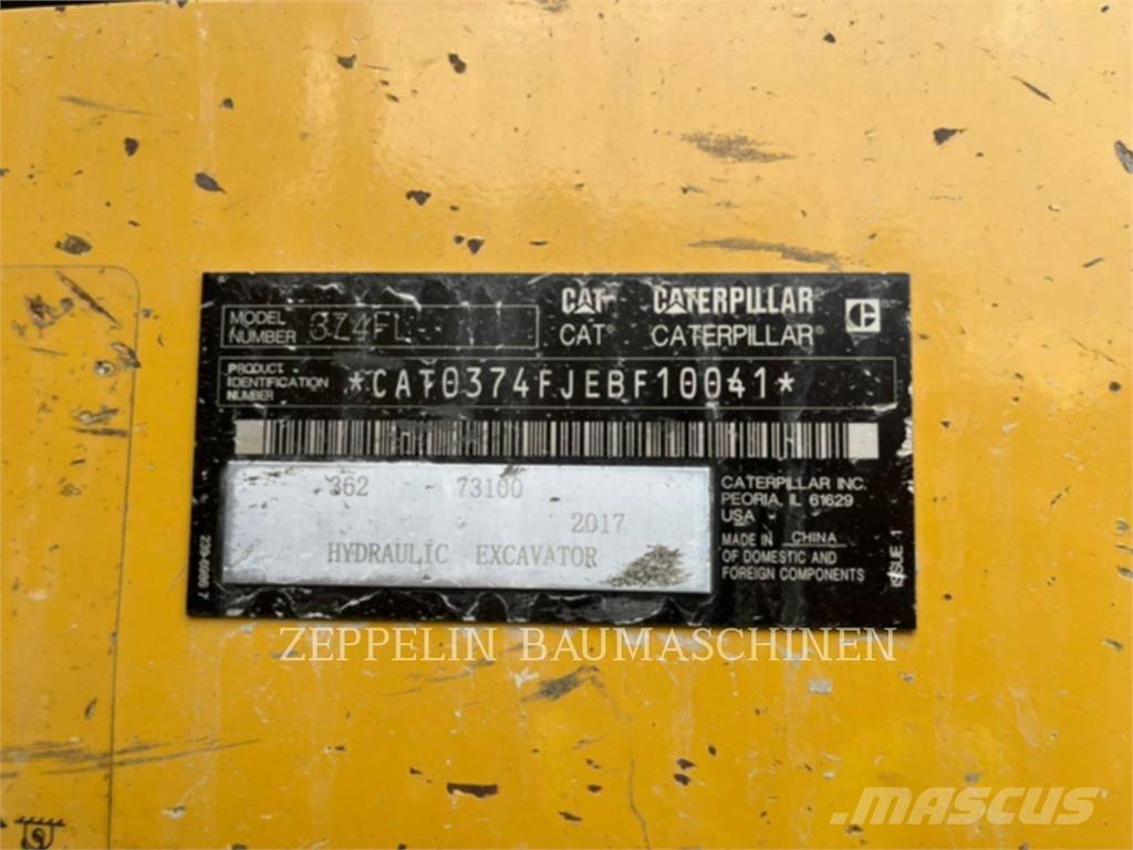 CAT 374FL Koparki gąsienicowe