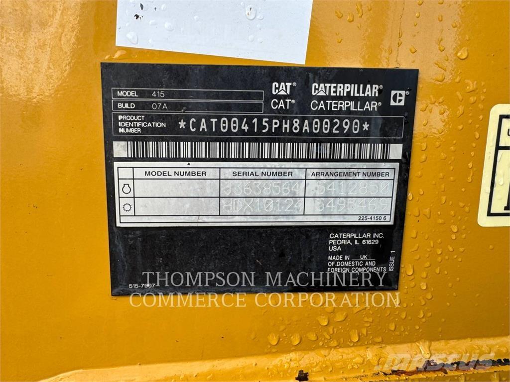CAT 415 Koparko-ładowarki