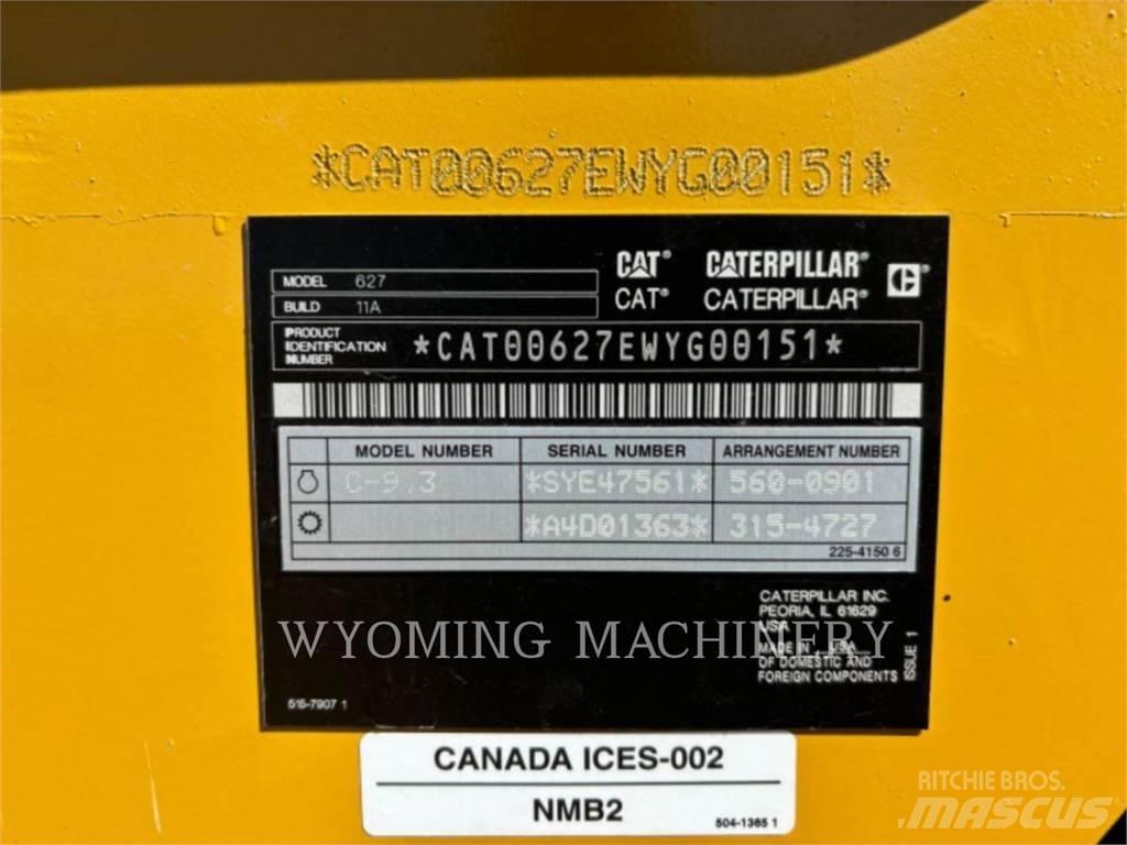 CAT 627 Skrobaki