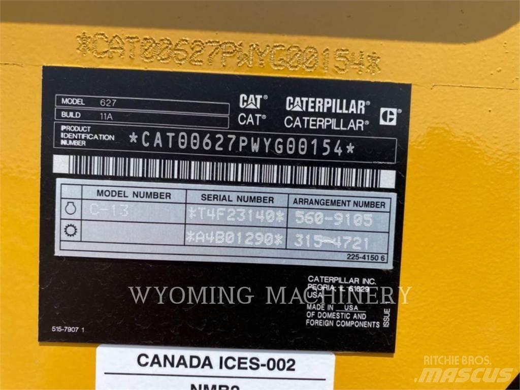 CAT 627 Skrobaki