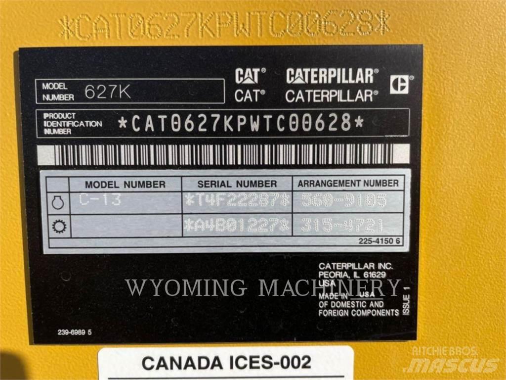 CAT 627K Skrobaki