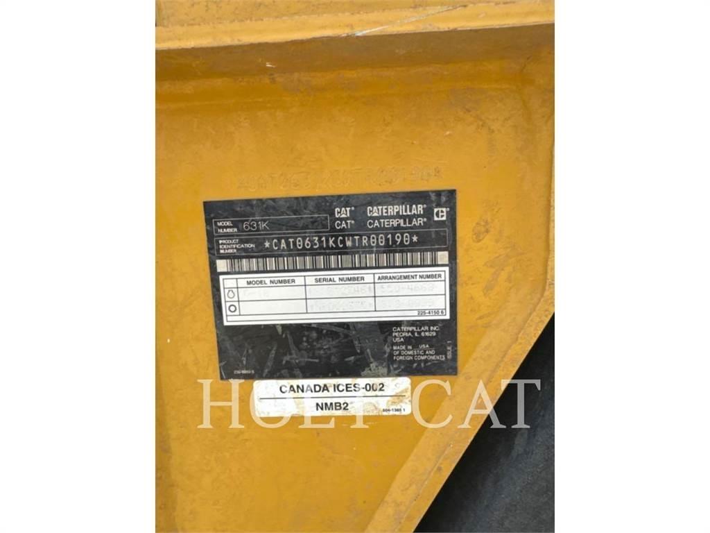 CAT 631K Skrobaki