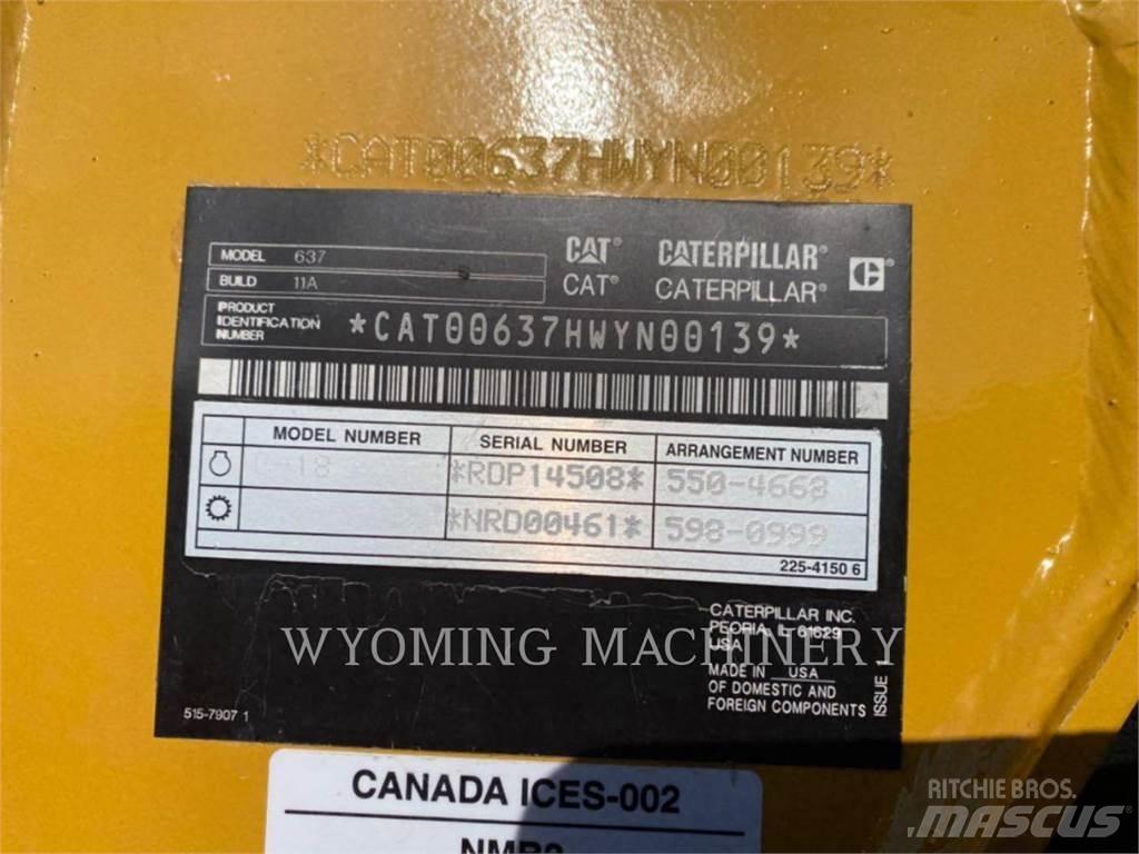 CAT 637 Skrobaki