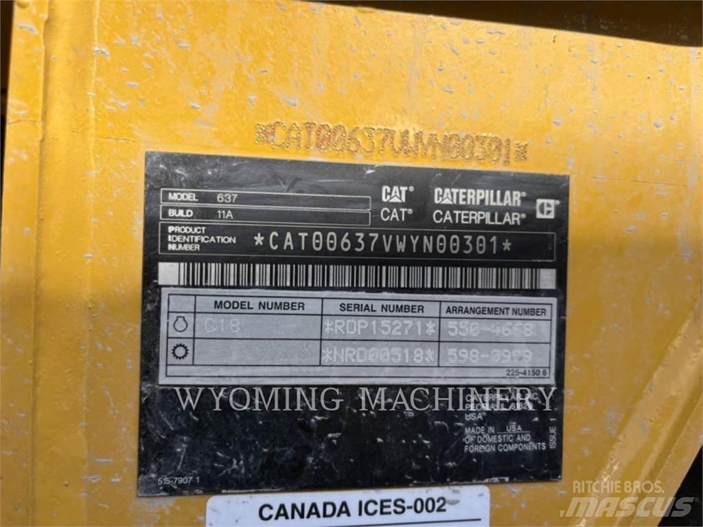 CAT 637 Skrobaki