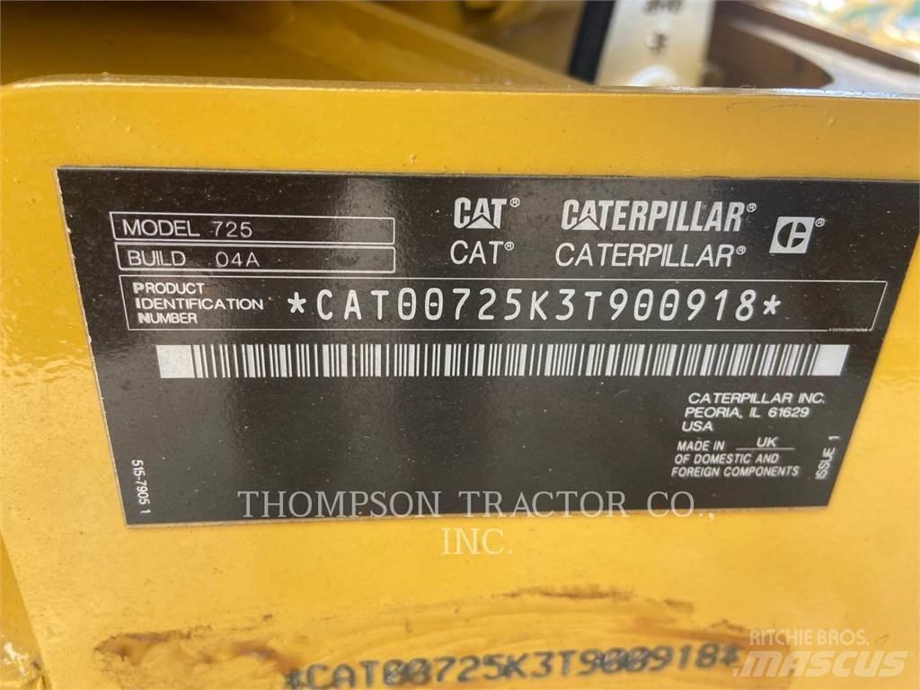 CAT 725 Wozidła przegubowe