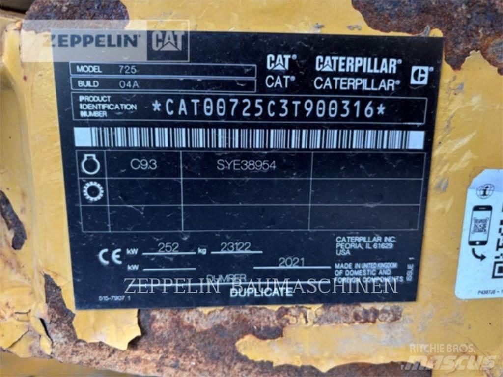 CAT 725-04A Wozidła przegubowe