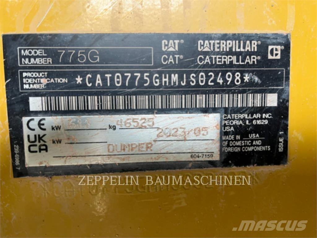 CAT 775G Wozidła przegubowe